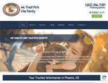 Tablet Screenshot of christownanimalhospital.com